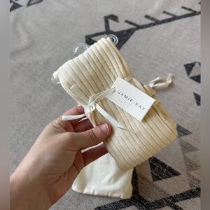 Jamie Kay size 4/5 ribbed tights MILK BNWT